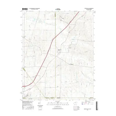 2016 Map of Water Valley, 2016 Print