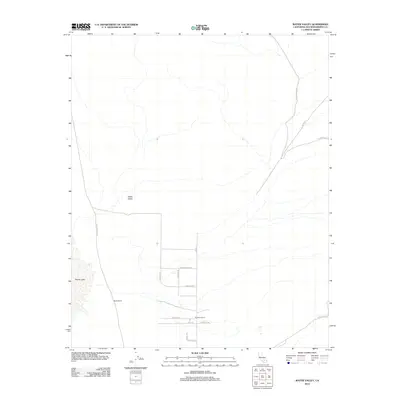 2012 Map of Water Valley, 2012 Print