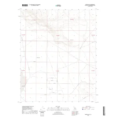 2018 Map of Water Valley, 2018 Print