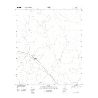 2012 Map of Water Valley, 2012 Print