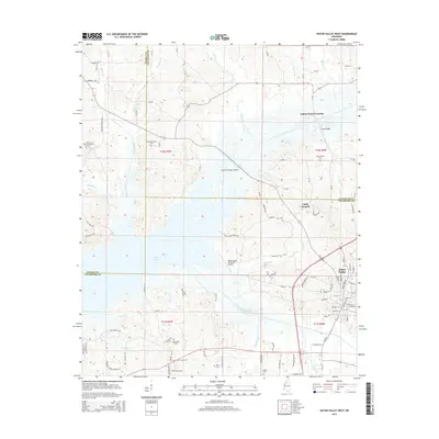 2015 Map of Water Valley West, 2015 Print