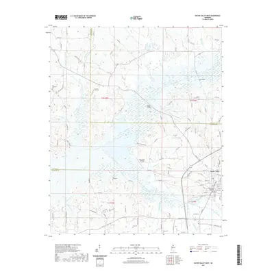2021 Map of Water Valley West, 2021 Print