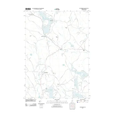 2011 Map of Waterboro, 2011 Print