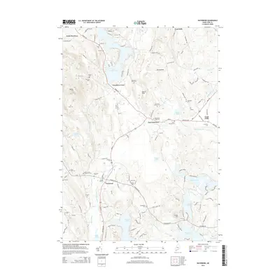 2014 Map of Waterboro, 2014 Print