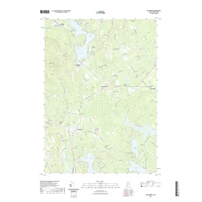 2021 Map of Waterboro, 2021 Print