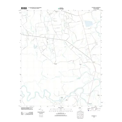 2012 Map of Wateree, 2012 Print