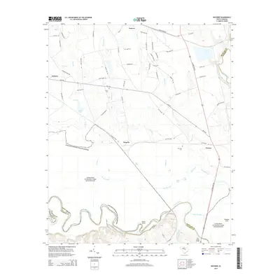 2014 Map of Wateree, 2014 Print