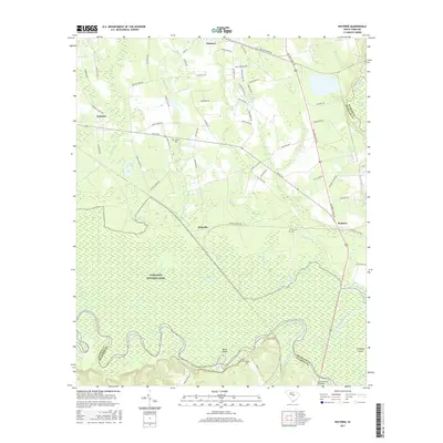 2017 Map of Wateree, 2017 Print