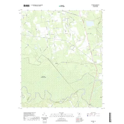 2020 Map of Wateree, 2020 Print