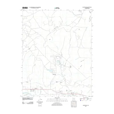 2010 Map of Waterflow, 2010 Print