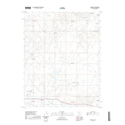 2020 Map of Waterflow, 2020 Print
