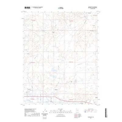 2023 Map of Waterflow, 2023 Print
