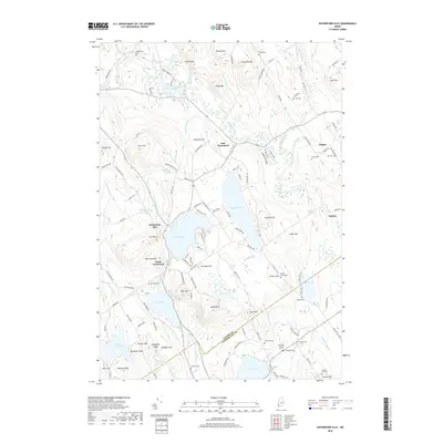 2018 Map of Waterford Flat, 2018 Print