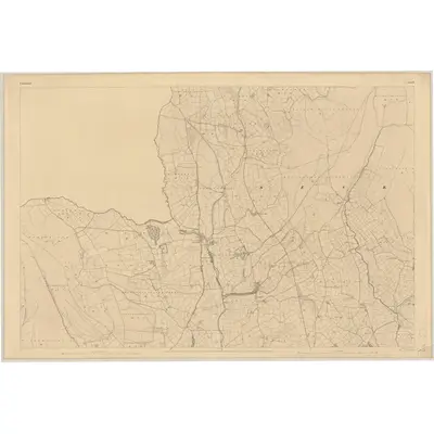 1841 Map of Waterford - Sheet 13, 1842 Print