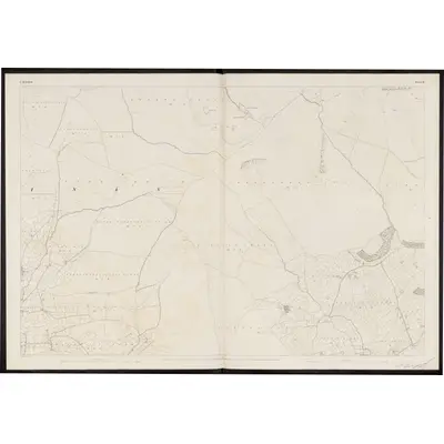 1840 Map of Waterford - Sheet 14, 1850 Print