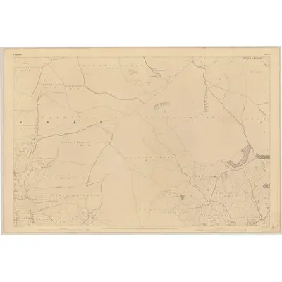 1841 Map of Waterford - Sheet 14, 1842 Print