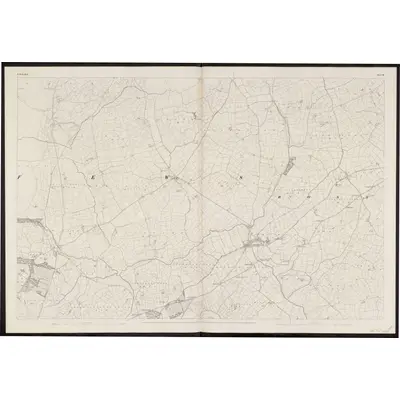 1840 Map of Waterford - Sheet 15, 1861 Print
