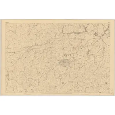 1841 Map of Waterford - Sheet 16, 1842 Print