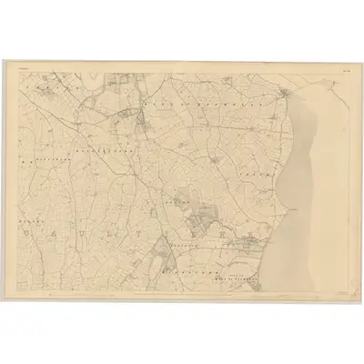 1841 Map of Waterford - Sheet 18, 1842 Print