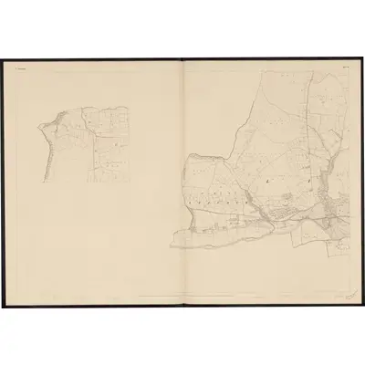 1841 Map of Waterford - Sheet 19 [with inset 19A], 1853 Print