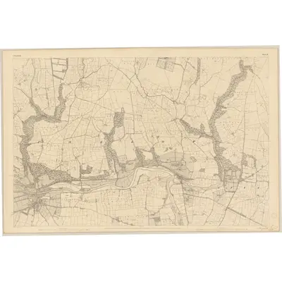1841 Map of Waterford - Sheet 21, 1843 Print