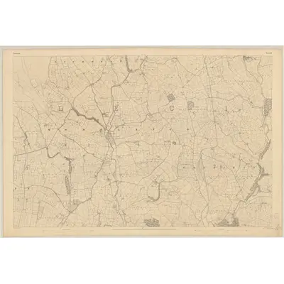 1841 Map of Waterford - Sheet 22, 1842 Print