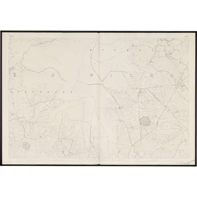 1840 Map of Waterford - Sheet 23, 1850 Print