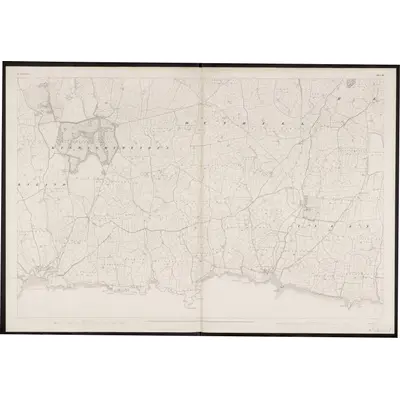 1840 Map of Waterford - Sheet 25 [with extension 25A], 1862 Print
