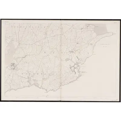 1841 Map of Waterford - Sheet 27 [with extension], 1862 Print