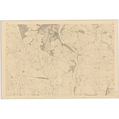 1841 Map of Waterford - Sheet 34, 1842 Print