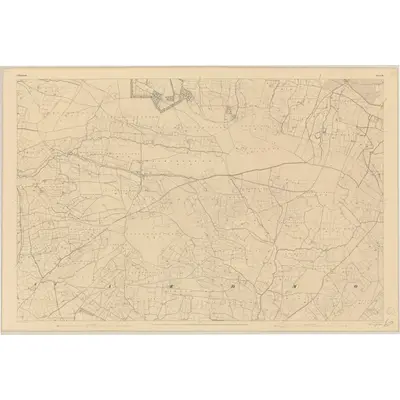 1841 Map of Waterford - Sheet 35, 1843 Print