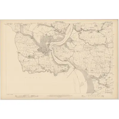 1905 Map of Waterford - Sheet 37 [with extension], 1907 Print