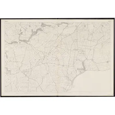 1841 Map of Waterford - Sheet 38, 1861 Print