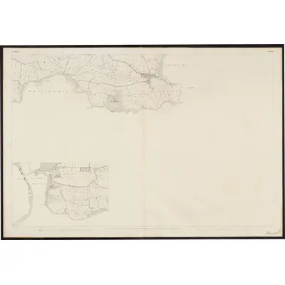 1841 Map of Waterford - Sheet 40 [with inset 40A], 1860 Print