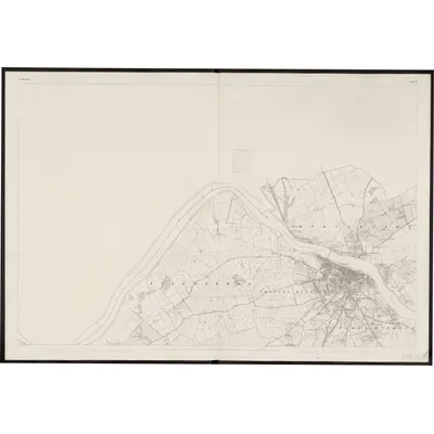 1839 Map of Waterford - Sheet 9, 1863 Print