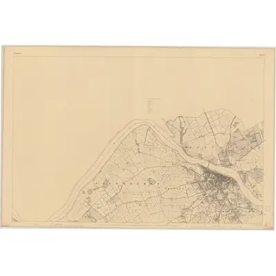 1841 Map of Waterford - Sheet 9, 1843 Print