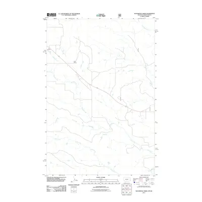 2011 Map of Waterhole Creek, 2011 Print