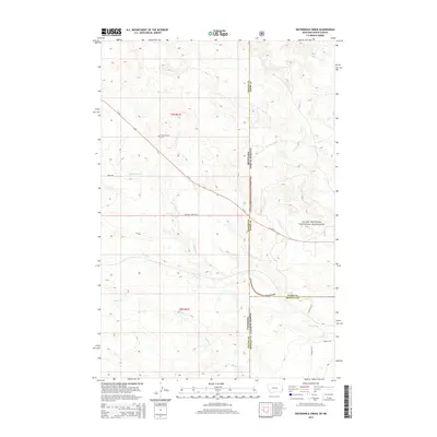 2014 Map of Waterhole Creek, 2014 Print