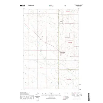 2020 Map of Waterhole Creek, 2020 Print