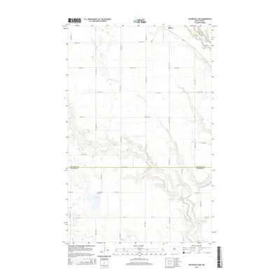2014 Map of Waterloo Lake, 2014 Print