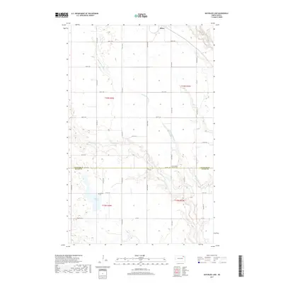 2017 Map of Waterloo Lake, 2017 Print