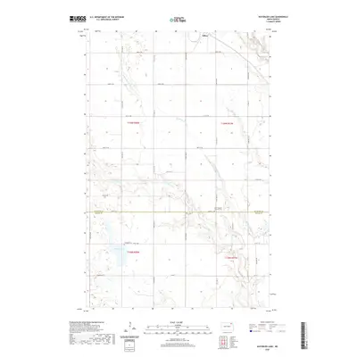 2020 Map of Waterloo Lake, 2020 Print