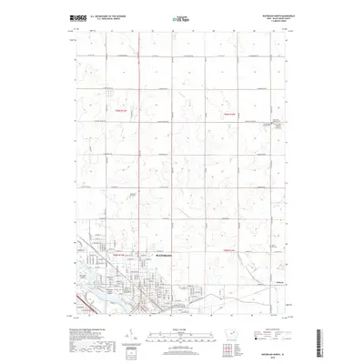 2018 Map of Waterloo North, 2018 Print