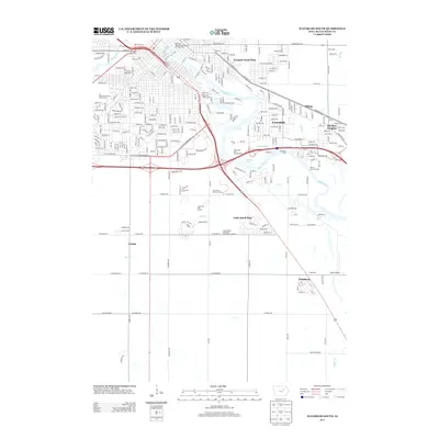 2013 Map of Waterloo South, 2013 Print