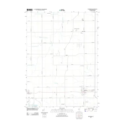 2012 Map of Waterman, 2012 Print