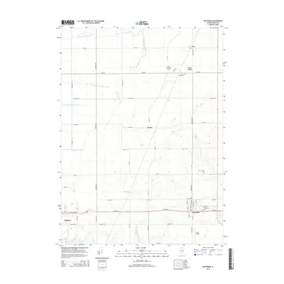 2015 Map of Waterman, 2015 Print