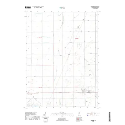 2018 Map of Waterman, 2018 Print