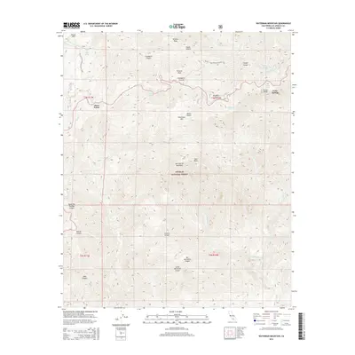 2015 Map of Waterman Mountain, 2015 Print