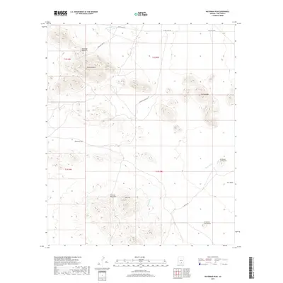 2018 Map of Waterman Peak, 2018 Print