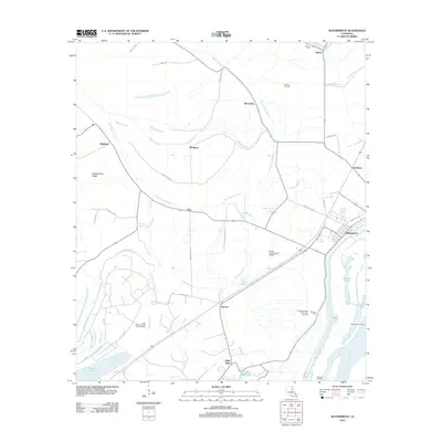2012 Map of Waterproof, 2012 Print